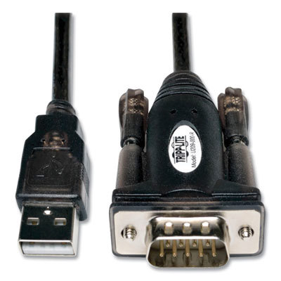 USB to Serial Adapter Cable (USB-A to DB9 M/M), 5-ft.